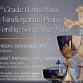 3rd Grade Hosts Mass w/Kindergarten Praise  event image