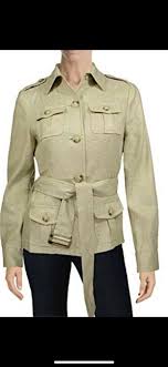 Black And Gold Jacket Womens Ralph Lauren Women S Jacket Black Label Gold Linen Flap Pocket Belted Size 10 Ebay Jackets For Women Linen Jackets Women Trench Coats Women