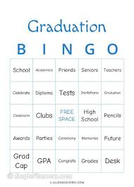 5x5, 4x4, 3x3 or 2x2. Graduation Bingo Printable Graduation Party Games