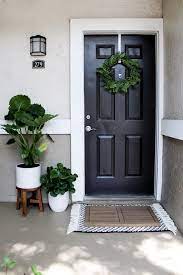 33 Fantastic Front Porch Decor Ideas That You Will Love Apartment Front Doors Small Porch Decorating Porch Decorating