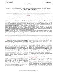 PDF) AGE AND GENDER RELATED OUTCOMES IN PATIENTS UNDERGOING HEAD UP TILT  TEST FOR VASOVAGAL SYNCOPE
