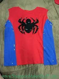 Spiderman kostümü çeşitlerini indirimli fiyatlarla almak için tıkla. Shannon Makes Stuff The Best Ever Spider Man Costume Spiderman Costume Girl Spiderman Costume Kids Spiderman Costume