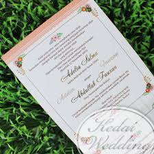 Undangan nikah islami guru paud. Undangan Pernikahan Islami Undangan Pernikahan