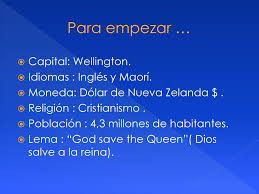 Nueva Zelanda Ppt Descargar