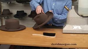 All of our felt cowboy hats are made from the. Bashing Your Akubra Open Telescope And Pinched Telescope Youtube