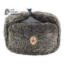 Russian Army Soviet Original Military Astakhan Fur Earflaps General S Hat Ushanka Ushanka Military Hat Russian Army