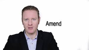 Reformation of life by quitting vices. Amend Meaning Pronunciation Word Wor L D Audio Video Dictionary Youtube