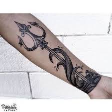 Forearm Tattoo Designs For Men Greek Tattoos Trident Tattoo Tattoos
