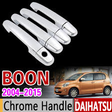 Plus 10 hp jdm racing decal sticker. For Daihatsu Boon 2004 2015 Chrome Handle Cover Trim Set For Toyota Passo Sirion Perodua Myvi Accessories Stickers Car Styling Sticker Car For Toyotacar Styling Aliexpress