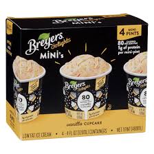 I love icecream, but this was . Breyers Delights Mini S Vanilla Cupcake Low Fat Ice Cream Cups Shop Ice Cream At H E B