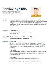 Você preenche os seus dados em campos bem explicativos e ele gera um documento pdf com boa aparência e bem organizado. Modelo De Curriculum Vitae Chile 2017 Modelos De Curriculum Vitae Curriculum Vitae Curriculum Vitae Gratis