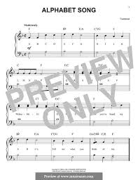 The letter g song by have fun teaching is a phonics song and abc song that is a fun way to teach the alphabet letter g and phonics letter g . Alphabet Song Von Folklore Noten Auf Musicaneo