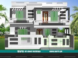 10 Marla 35x65 House Designs In Pakistan House Elevation Duplex House Design House Plans Mansion