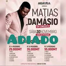 Musicas recentes de matias damasio 2021 , voce encontra aqui Show De Matias Damasio Noticias De Mocambique Mundo Facebook