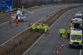 Emergency services are currently on the scene between bowburn and carrville. Appeal After Crash That Closed A1 M The Northern Echo