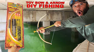 My webelos are going to love this next week!! Diy Toy Bow And Arrow Fishing Monster Mike Youtube