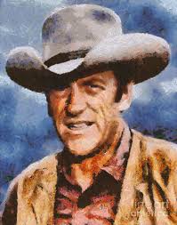 James Arness, Vintage Hollywood Actor by Esoterica Art Agency