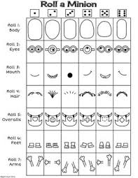 This is also the way to introduce them to difficult concepts. Roll A Minion Drawing Games For Kids Drawing Activities Art Classroom