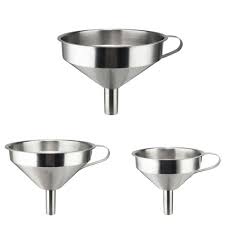 The strainer may filter solid from liquids if needed. Buy Kitchen Funnel Stainless Steel Funnel Large Removable Strainer Cooking Oil At Affordable Prices Price 3 Usd Free Shipping Real Reviews With Photos Joom