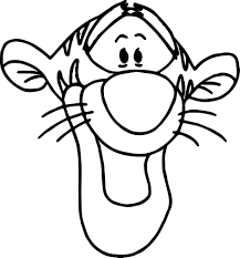 You've now learned how to draw winnie outline piglet's face features and the striped pattern on piglet's clothes. Nice Winnie The Pooh Tigger Face Coloring Pages Disney Coloring Pages Printables Disney Stencils Whinnie The Pooh Drawings