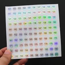 All parent owner ip reverse dns (host)s: Number 1 200 Round Sticker Laser Label Paper Scrapbooking Diamond Painting Craft Ebay