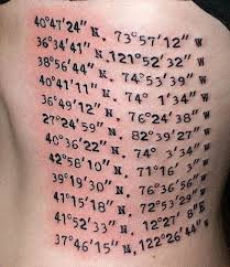 Interesting Coordinates Tattoo Typewriter Font Typewriter Font Tattoo Coordinates Tattoo Tattoo Fonts
