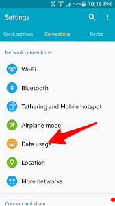 How To Set Internet Data Usage Limit On Android Data Mobile Hotspot Data Plan