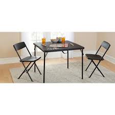 Mainstays 34 Square Fold In Half Table Black Walmart Com Fold In Half Table Table Farmhouse Dining Table