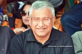 Javeed Ahmed during a T-20 cricket match between CM XI and UP IAS Officers  Association XI at the La Martiniere ground in Lucknow