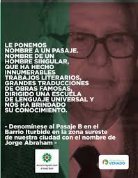 Pasaje de barrio Iturbide llevará el nombre de Jorge Abraham