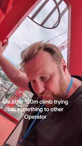 Climbing Up Tallest Crane