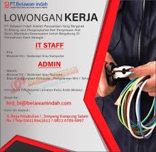 Jika saudara belum berminat dengan loker field sales sumut medan maret 2021 pt. Lowongan Kerja Tamatan D3 S1 Di Pt Belawan Indah Januari 2021