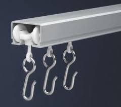 What comes in each kit? Straight Cubicle Curtain Track Ceiling Curtain Track Ceiling Curtains Wooden Room Dividers