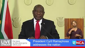 South african president cyril ramaphosa will address the nation sunday to discuss his government's response to rising coronavirus cases. Encanews President Cyril Ramaphosa Addresses The Nation Facebook