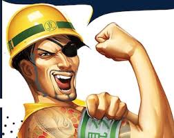 Majima Construction Print (goro Edition), Like A Dragon Yakuza Art