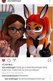 With your support, we can continue to expand and become the greatest source for miraculous ladybug news! Alya And Rena Rouge On Alya S Instagram Miraculousladybug