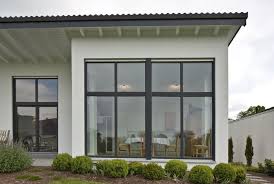 Bauhaus Bungalow Verglasung Erker Bodentiefe Fenster Architektur Detail Baumei Haus Bungalow Baumeister Haus Fenster Architektur