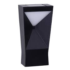 Hampton Bay Black Integrated Led Wall Lantern Sconce Solar Wall Light 2 Pack Hd39401 The Home Depot