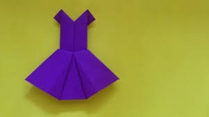 See more ideas about origami, paper crafts, iris folding. Cara Membuat Origami Baju Pesta Origami Baju Youtube