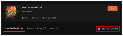 Vor einiger zeit hab ich mir selbst ein modpack erstellt das ich gerne. Creating A Custom Mod Pack On The Curseforge Launcher Stickypiston Hosting