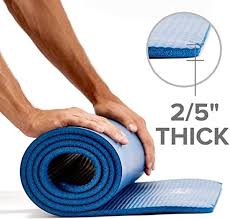 Gaiam Essentials Thick Yoga Mat Fitness And Exercise Mat With Easy Cinch Yoga Mat Carrier Strap Black 72 L X Yoga Mats Best Thick Yoga Mats Yoga Mat Carrier