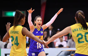 70% do planeta é coberto por água os outros 30% quem cobre é camila brait. Vnl2019 News Detail Brait De Gennaro Is The Best Libero In The World Fivb Volleyball Nations League 2019