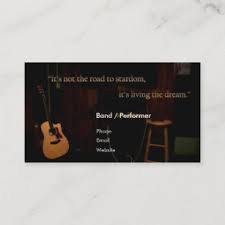 It starts out as a standard 3.5x2 business card that's 0.06 thick, but it can be broken apart and. Band Business Cards Business Card Printing Zazzle