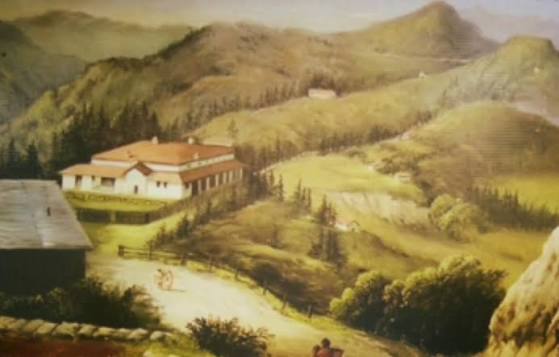 GLIMPSE OF OLD SIMLA Photograph shows, The Mall, Bank Building and Post Office Location --- Simla in 1912 .