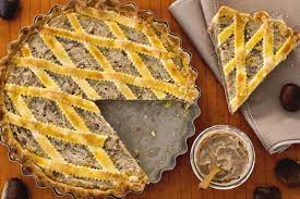 Crostata di marroni e pere. Ricetta Crostata Con Crema Di Castagne La Ricetta Di Giallozafferano