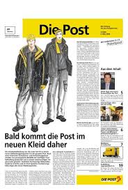 Morgens blutdruck abends mittags tabelle hoher blutdruckbluthochdruckratmf pro. Bald Kommt Die Post Im Neuen Kleid Daher Die Schweizerische Post