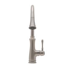 The refrigerator, the stove/oven, and the faucet. Ancona Villa Pull Out Kitchen Faucet Brushed Nickel 18 8 An 4113 Rona