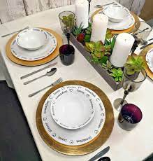 Choose an appropriate charger plate. Set Of 48 Rose Gold Charger Plates Round Table Placemats Centerpieces Decoration