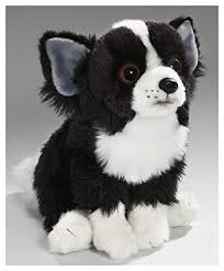 Black And White Bulldog Stuffed Animal Stuffed Animal Chihuahua Dog Black Sitting 10 Inches 25cm Plush Toy Soft Toy Find Out More At The Image Link Soft Toy Plush Toy Chihuahua Dogs