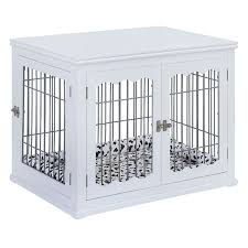 Unipaws Dog Kennel Side Table In 2020 Dog Crate Furniture Wooden Dog Crate Furniture Style Dog Crate